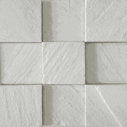 Pedra São Tomé Tipo Exportação Branca - 10 X 10cm... - Plaza Revestimentos 