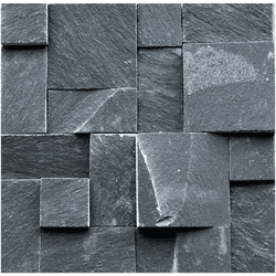 Revestimento Telado Pedra Ferro Preta - Plaza Revestimentos 