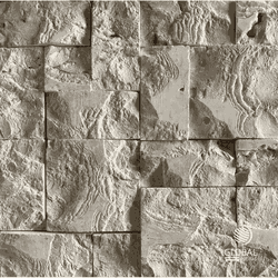 Travertino Rockface Pedra Natural 10 X 20cm - Plaza Revestimentos 