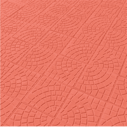 Piso Ladrilho Hidráulico Firenze Vermelho 30,7x30,... - Plaza Revestimentos 