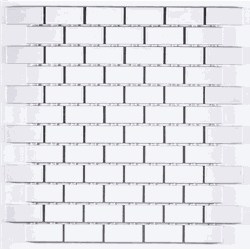 Pastilha de Porcelana 2,5x5 (Ja) - B2140 Branco Ca... - Plaza Revestimentos 