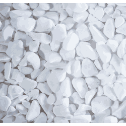 Pedra branca seixo n1 - 40kg - Plaza Revestimentos 