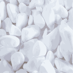 Pedra branca seixo n3 - 20kg - Plaza Revestimentos 