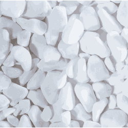 Pedra branca seixo n2 - 20kg - Plaza Revestimentos 