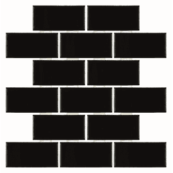 Revestimento 5x10 (Ja) - Om-15287 Nero - Atlas - Plaza Revestimentos 