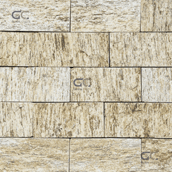 Pedra madeira serrada amarela com 0,5m² 19 Peças 1... - PEDRAS BRASIL