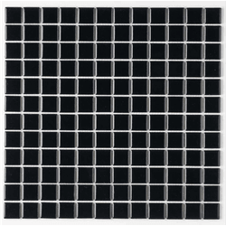 Pastilha de Porcelana 2,5x2,5 - B-2105 Preto Caixa... - PEDRAS BRASIL