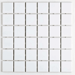 Pastilha de Porcelana 5x5 - B-2140 Branco Caixa 1,... - PEDRAS BRASIL