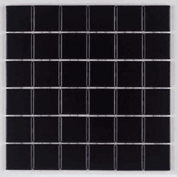Pastilha de Porcelana 5x5 - M-4337 - Preto Acetina... - PEDRAS BRASIL