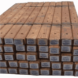 Cruzetas de Madeira Escovada - 2.00 Mts - PEDRAS BRASIL