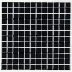 Pastilha de Porcelana 2,5x2,5 - B-2105 Preto Caixa... - PEDRAS BRASIL