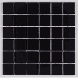 Pastilha de Porcelana 5x5 - M-4337 - Preto Acetina... - PEDRAS BRASIL