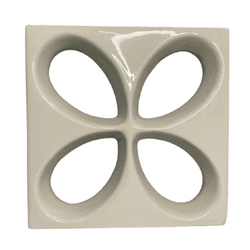 Cobogó Safira - Platina - 30x30 cm - PEDRAS BRASIL