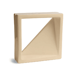 Cobogó Veneziana Simples - Areia do Deserto - 25x2... - PEDRAS BRASIL