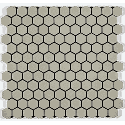 Pastilha de Porcelana Hexagonal - Aveiro 1,43m² At... - PEDRAS BRASIL