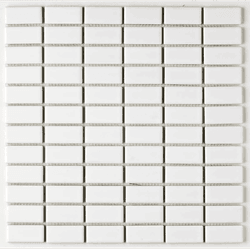 Pastilha de Porcelana 2,5x5 (Jr) - B2140 Branco Ca... - GLOBAL PEDRAS