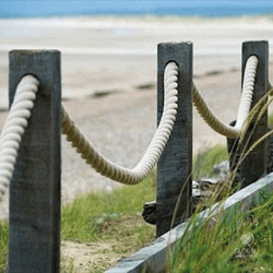 Dormente usado para cerca de corda 100cm - GLOBAL PEDRAS