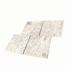 Pedra Madeira Serrada Amarela 1m² 23x23cm - GLOBAL PEDRAS