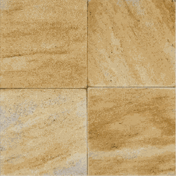 Pedra São Tomé Tipo Exportação Amarela - 47 X 47cm... - GLOBAL PEDRAS