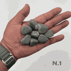 Seixo Cinza Fosco 20kg - Tam.1 - GLOBAL PEDRAS