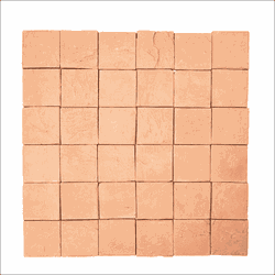 Quadratto Naturalle Rosso - GLOBAL PEDRAS