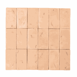 Rettangolo Terracota Rosso - GLOBAL PEDRAS