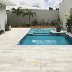  Pedra Para Piscina São Tomé Mesclada - 18 X 37cm - GLOBAL PEDRAS