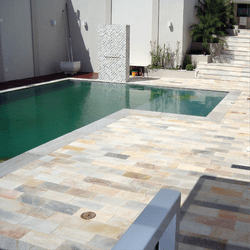 Pedra Para Piscina São Tomé Mesclada - 28 X 57cm - GLOBAL PEDRAS