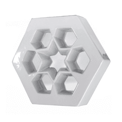 Cobogó Musharabi - Platina - 25x29 cm - GLOBAL PEDRAS