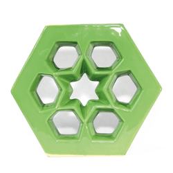 Cobogó Musharabi - Verde Fortuna - 25x29 cm - GLOBAL PEDRAS