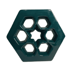 Cobogó Musharabi - Verde Petróleo - 25x29 cm - GLOBAL PEDRAS