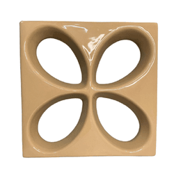 Cobogó Safira - Areia - 30x30 cm - GLOBAL PEDRAS