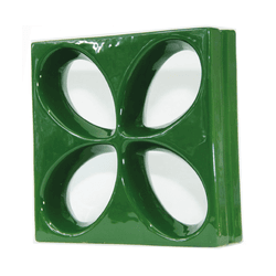Cobogó Safira - Verde Hortelã - 30x30 cm - GLOBAL PEDRAS