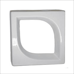 Cobogó de Louça Pétala - Branco - 20x20 cm - vendi... - GLOBAL PEDRAS