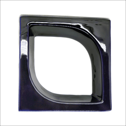 Cobogó de Louça Pétala - Azul Cobalto - 20x20 cm -... - GLOBAL PEDRAS