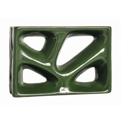 Cobogó Rama - Verde Hortelã- 16x23 cm - vendido po... - GLOBAL PEDRAS