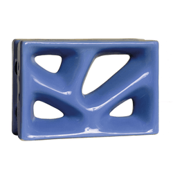 Cobogó Rama - Azul Retrô - 16x23 cm - vendido por ... - GLOBAL PEDRAS