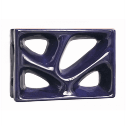 Cobogó Rama - Azul Cobalto - 16x23 cm - vendido po... - GLOBAL PEDRAS