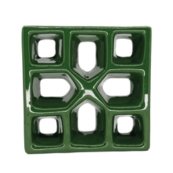 Cobogó Reto Xis - Verde Hortelã - 20x20 cm - vendi... - GLOBAL PEDRAS