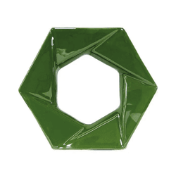 Cobogó de Louça Foco - Verde Hortelã - 25x29 cm - ... - GLOBAL PEDRAS