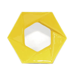 Cobogó de Louça Foco - Amarelo Canário - 25x29 cm ... - GLOBAL PEDRAS