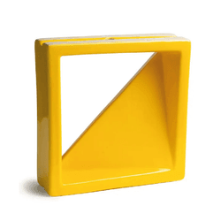 Cobogó Veneziana Simples - Girassol - 25x25 cm - GLOBAL PEDRAS