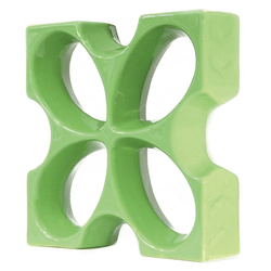 Cobogó de Louça Borboleta - Verde Fortuna - 30x30 ... - GLOBAL PEDRAS