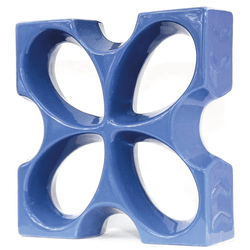 Cobogó de Louça Borboleta - Azul Retrô - 30x30 cm ... - GLOBAL PEDRAS