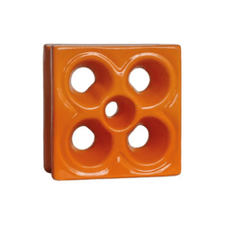 Cobogó Louça Flor - Laranja - 20x20 cm - vendido p... - GLOBAL PEDRAS