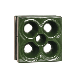 Cobogó Louça Flor - Verde Hortelã - 20x20 cm - ven... - GLOBAL PEDRAS