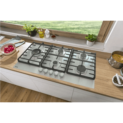 Cooktop a Gás GORENJE - 5 Bocas, Inox, 90cm, 220V ... - Cuccina Eletro