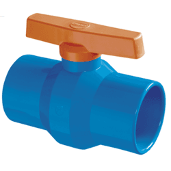 Registro de esfera 50mm Soldável - PVC Azul - 2363 - GOTA CERTA IRRIGAÇÃO