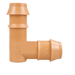 Conector Joelho 90° ranhurado - Ø17mm - 764 - GOTA CERTA IRRIGAÇÃO