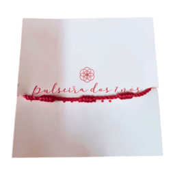 Pulseira dos 7 Nós - Vermelha - Gotas de Luz & Energia Divina